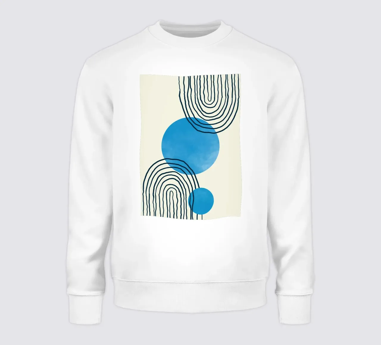 Line art geometriche felpa da helloworld