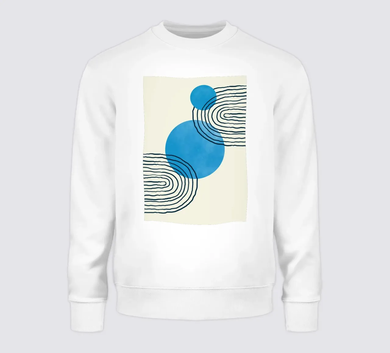 Line art geometriche felpa da helloworld