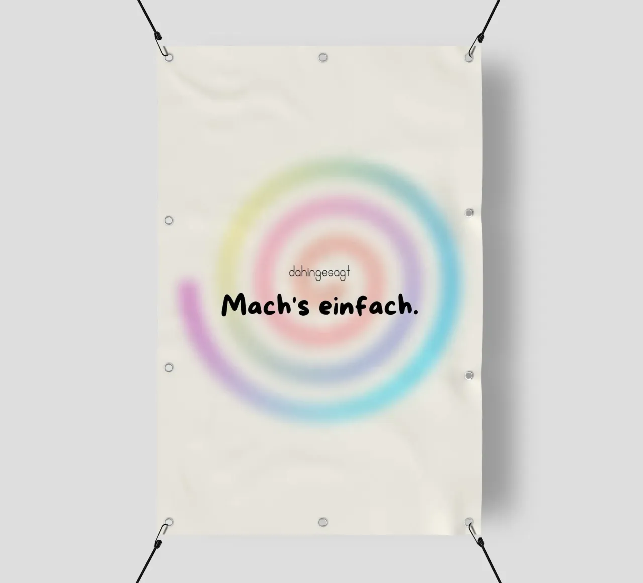 Mach´s einfach telo in pvc da AESTHETIC VIBES by Isabel