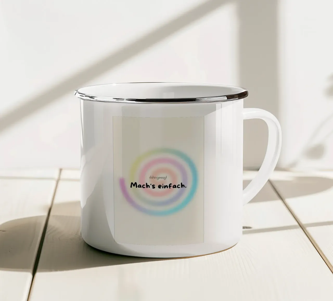 Mach´s einfach tazza in smalto da AESTHETIC VIBES by Isabel
