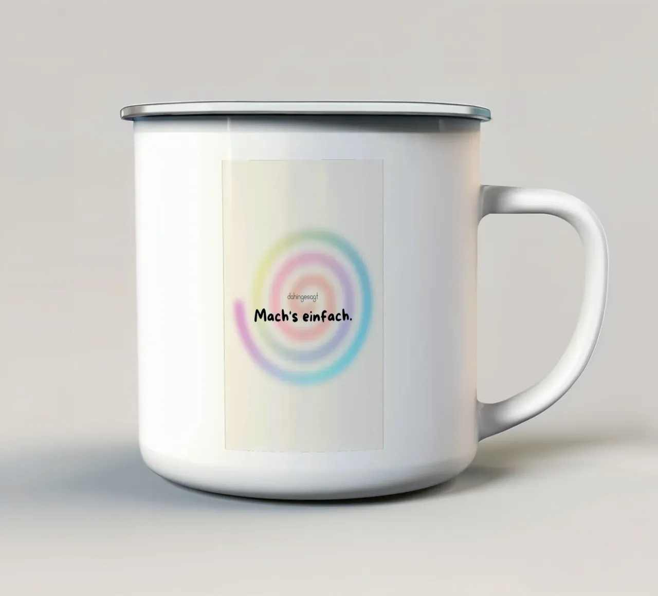 Mach´s einfach tazza in smalto da AESTHETIC VIBES by Isabel