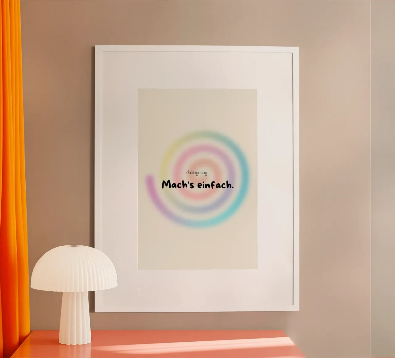 Mach´s einfach poster da AESTHETIC VIBES by Isabel