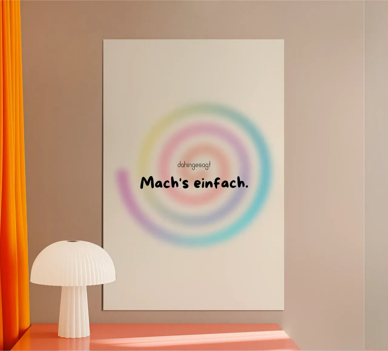 Mach´s einfach poster da AESTHETIC VIBES by Isabel