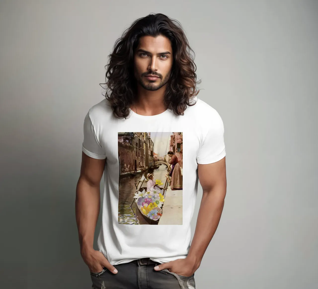 Il corteggiatore II t-shirt da Cassia Beck Collage