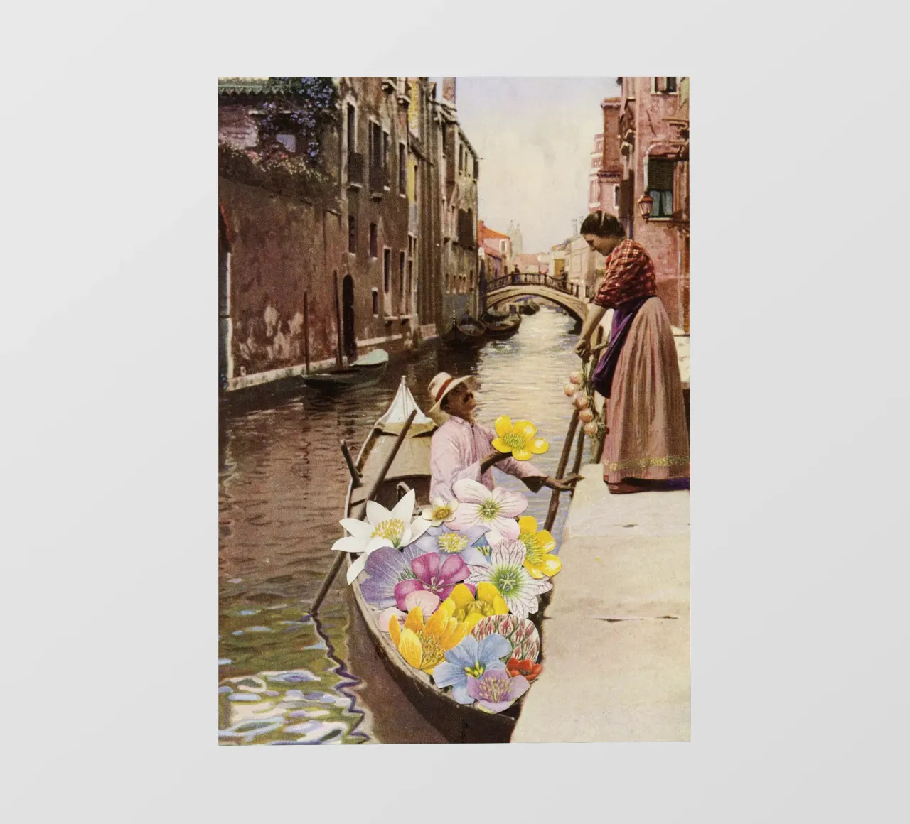 Il corteggiatore II telo in pvc da Cassia Beck Collage