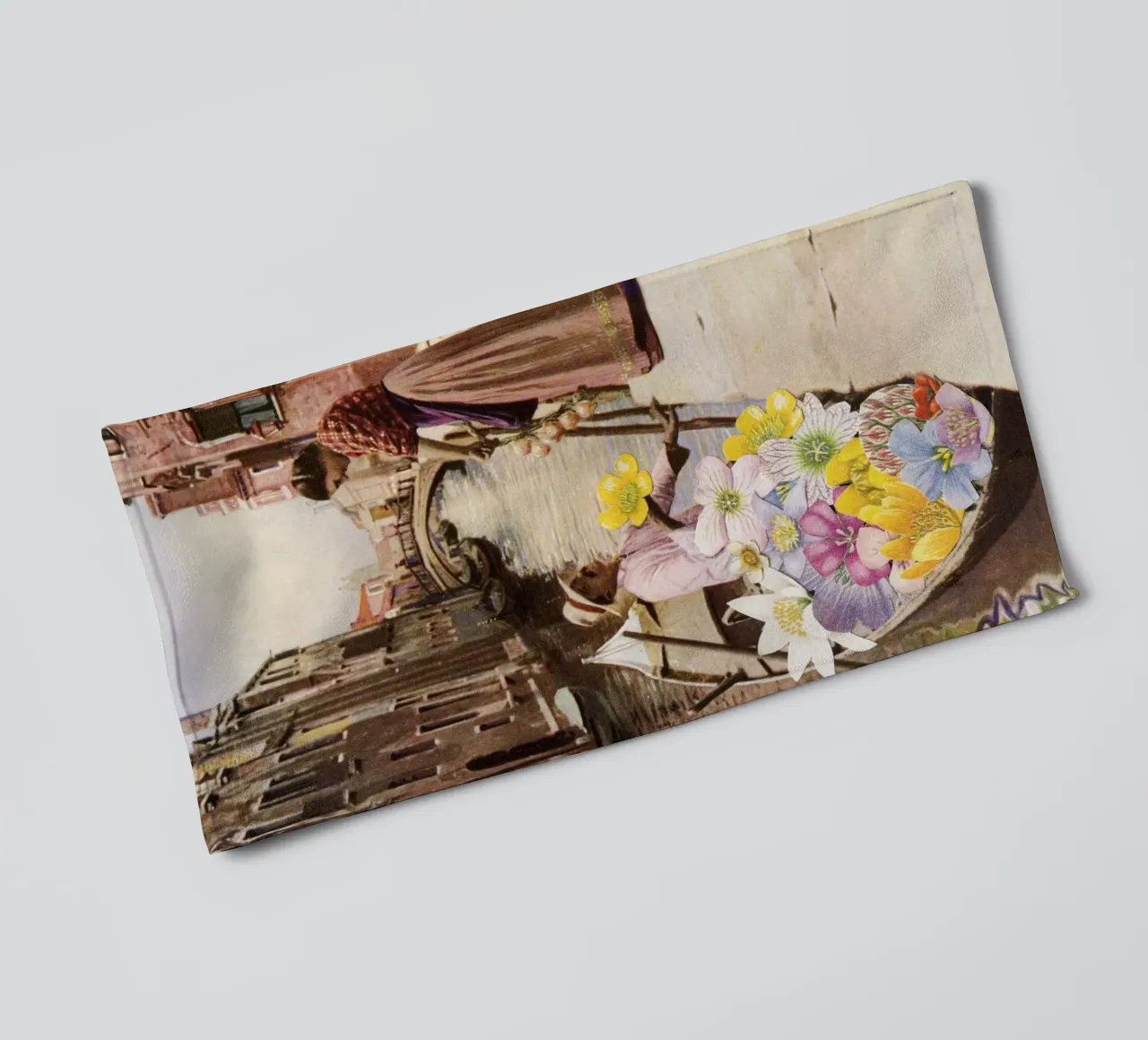 Il corteggiatore II asciugamano da bagno da Cassia Beck Collage