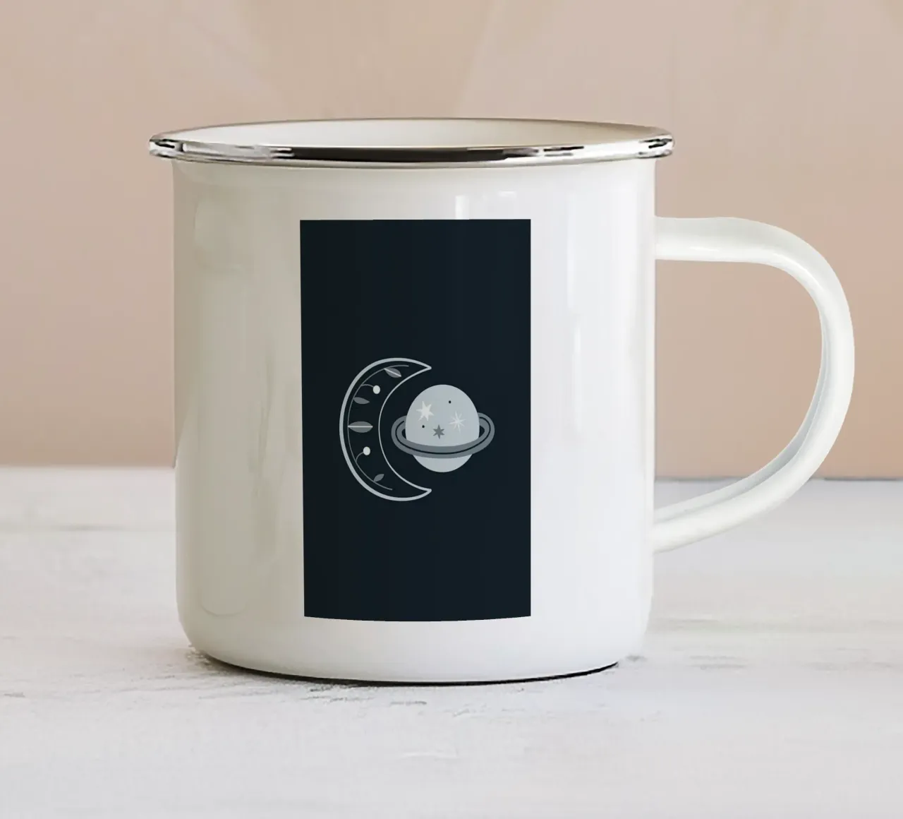 Design scandinavo tazza in smalto da helloworld