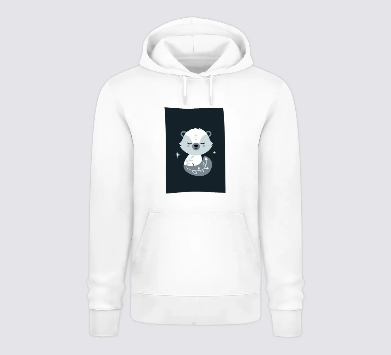 Design scandinavo felpa con cappuccio da helloworld