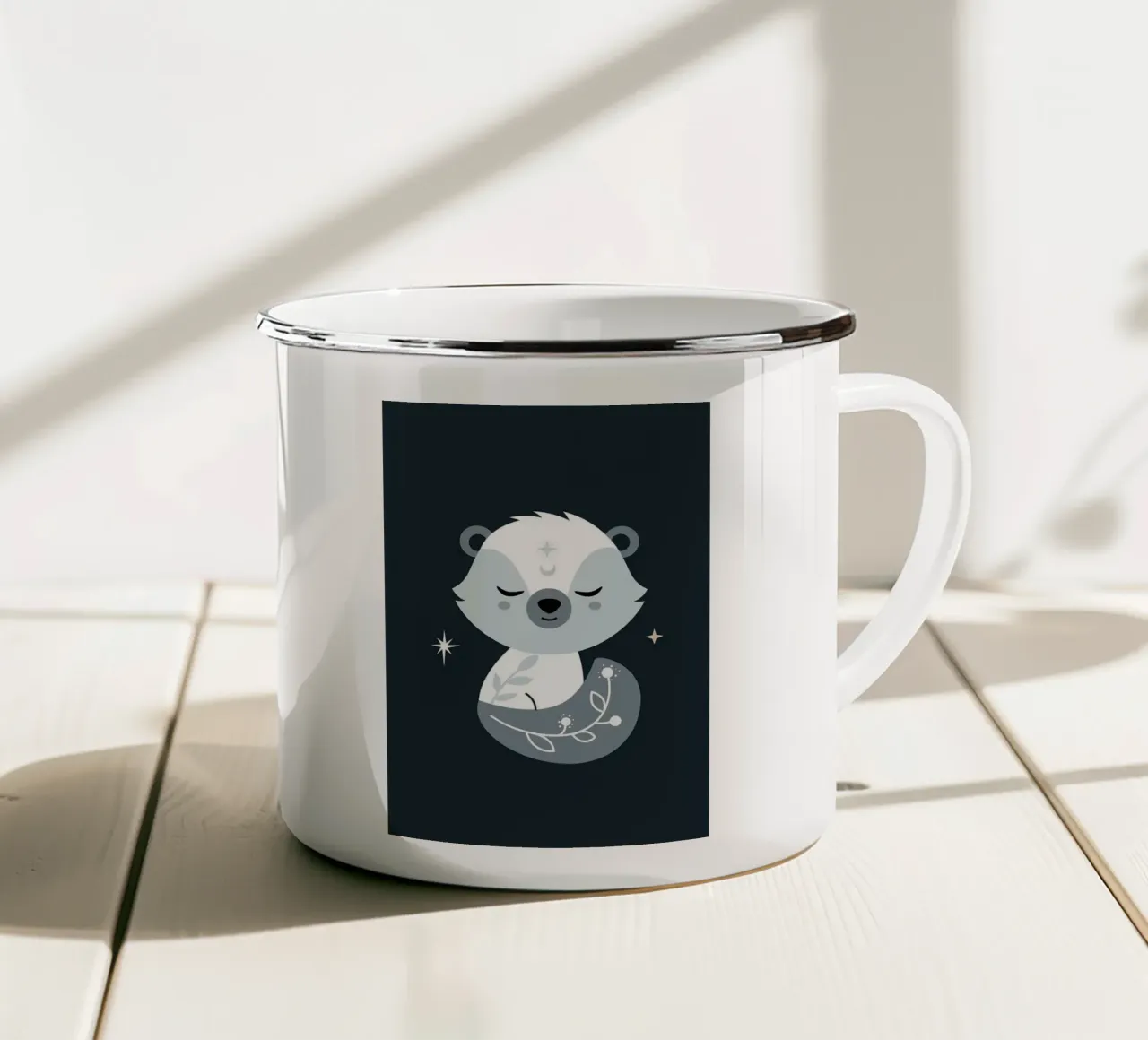 Design scandinavo tazza in smalto da helloworld