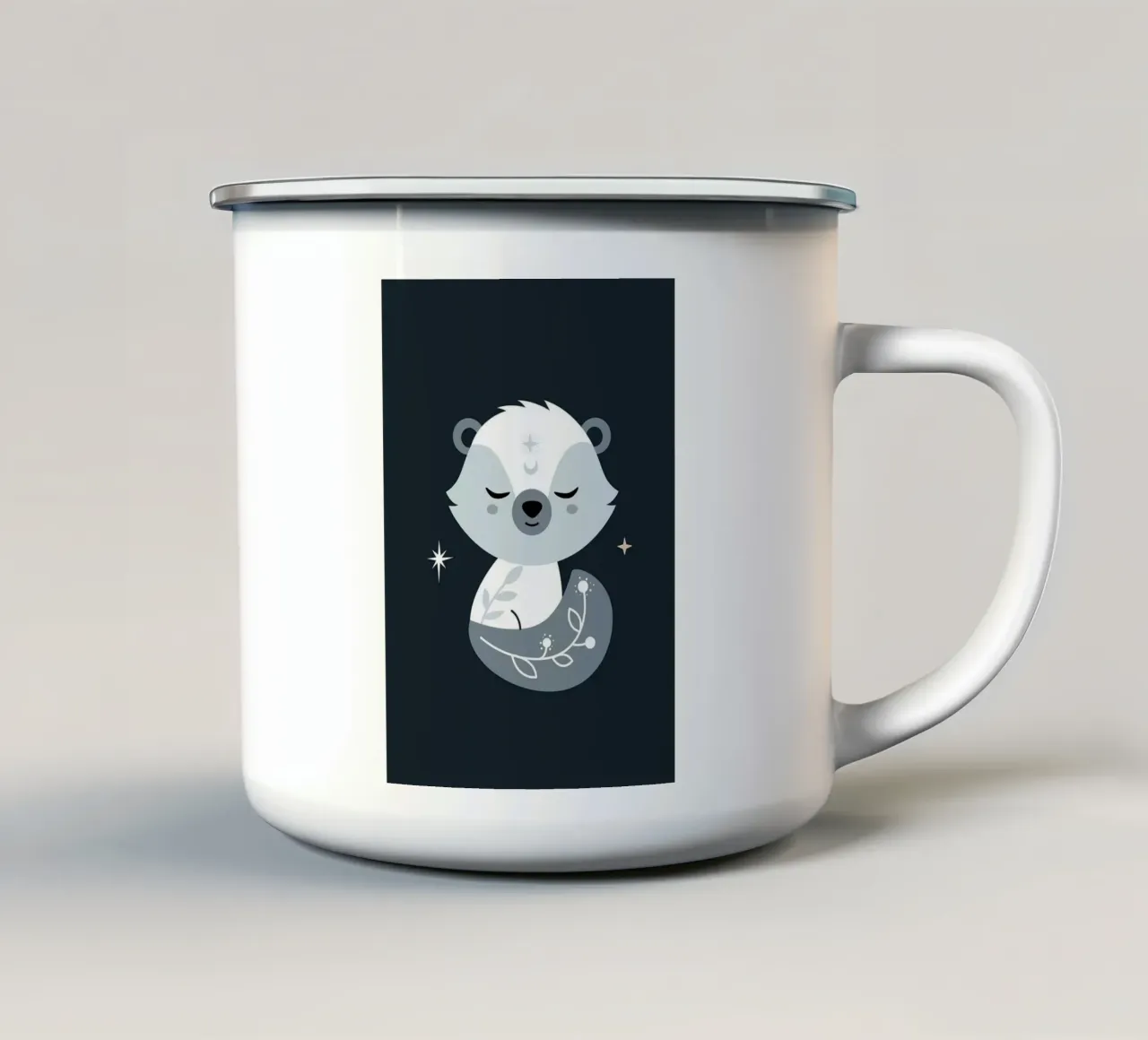 Design scandinavo tazza in smalto da helloworld