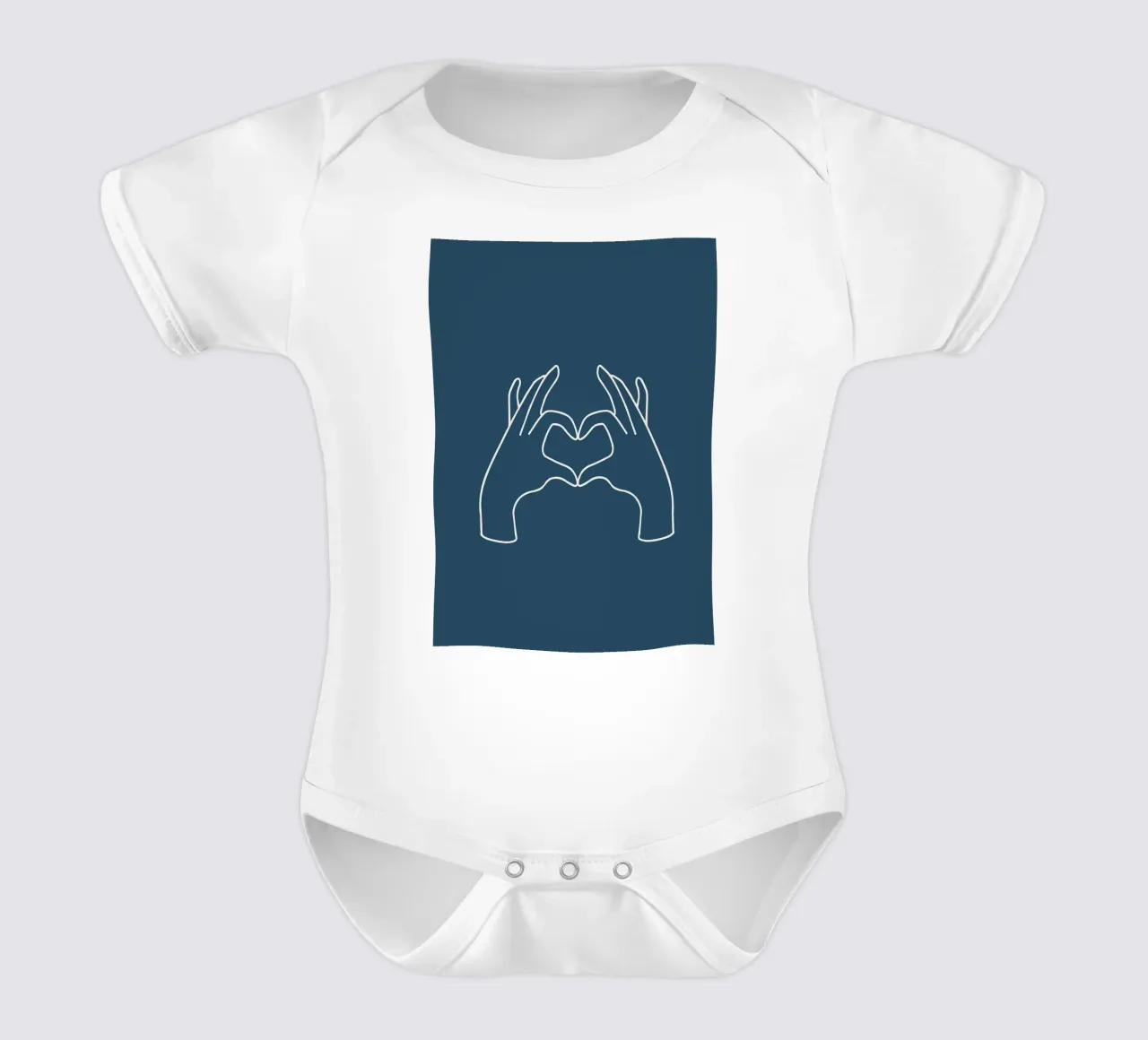 Design scandinavo body neonato maniche corte da helloworld