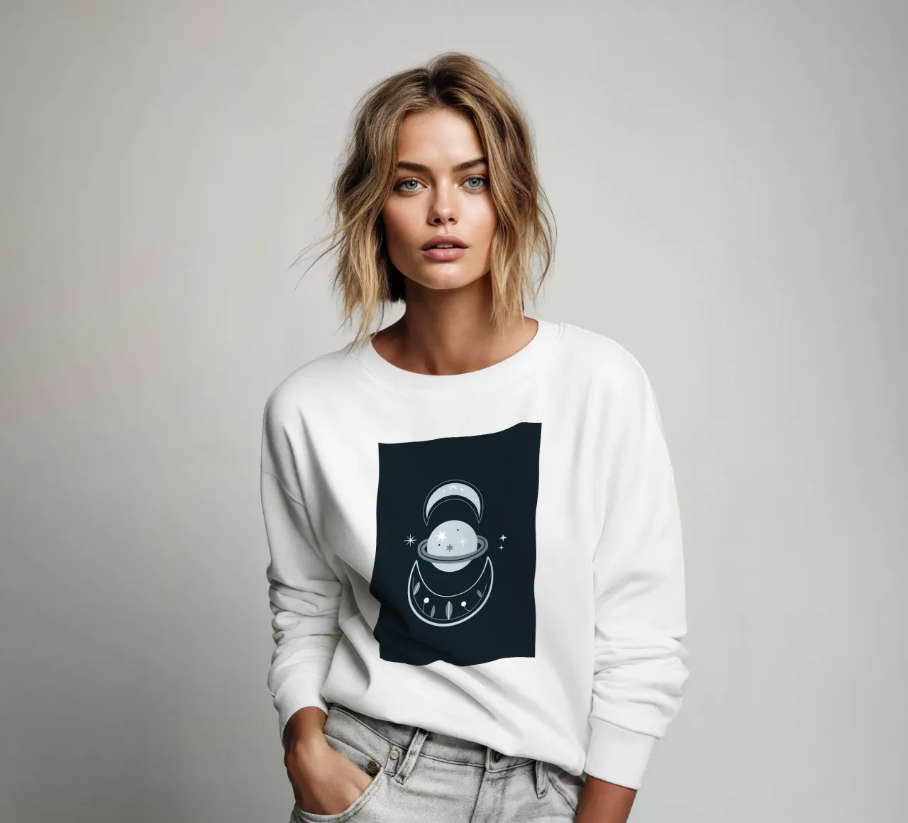 Design scandinavo felpa da helloworld