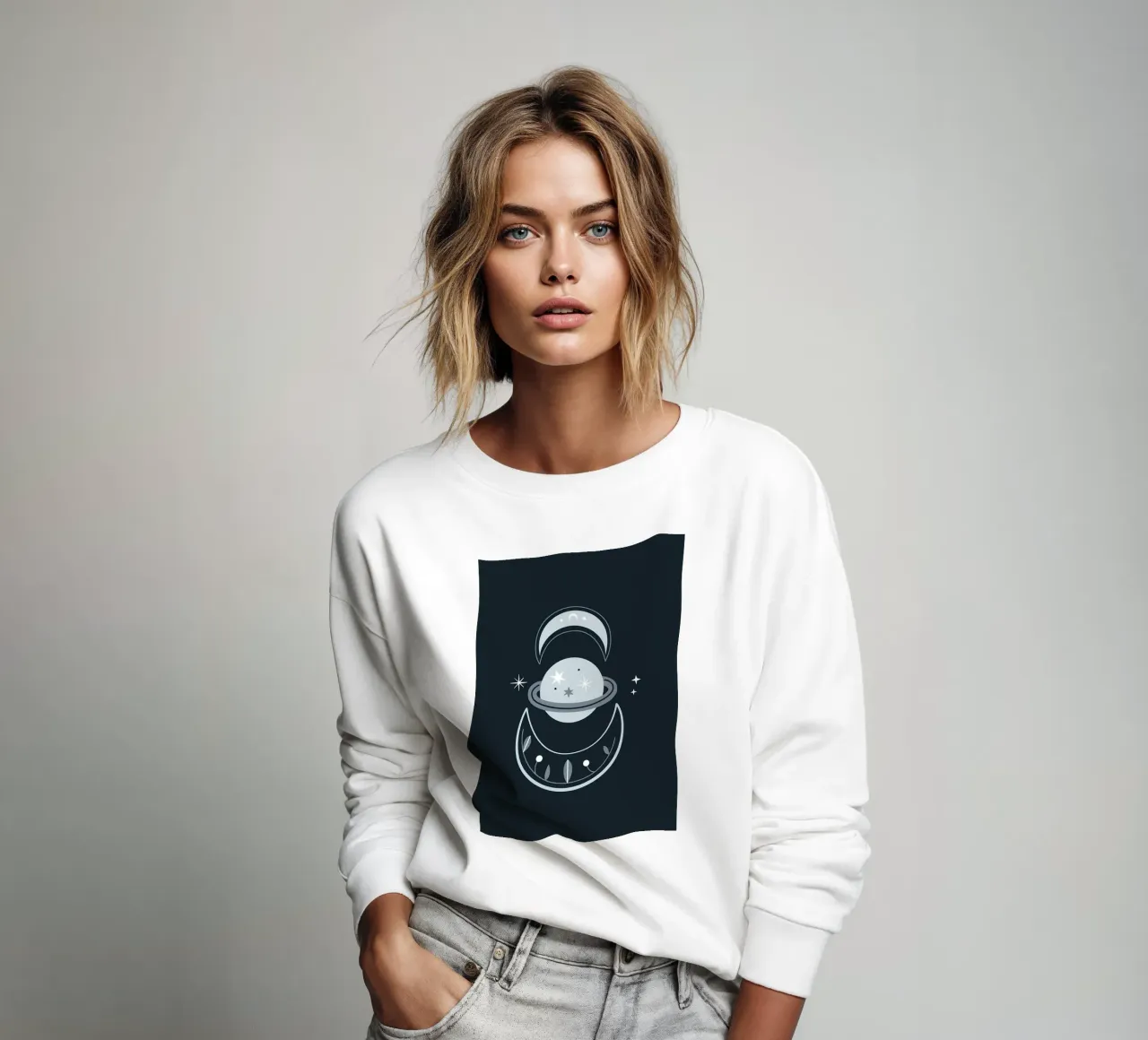 Design scandinavo felpa da helloworld