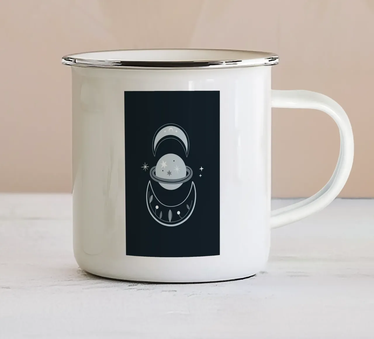 Design scandinavo tazza in smalto da helloworld