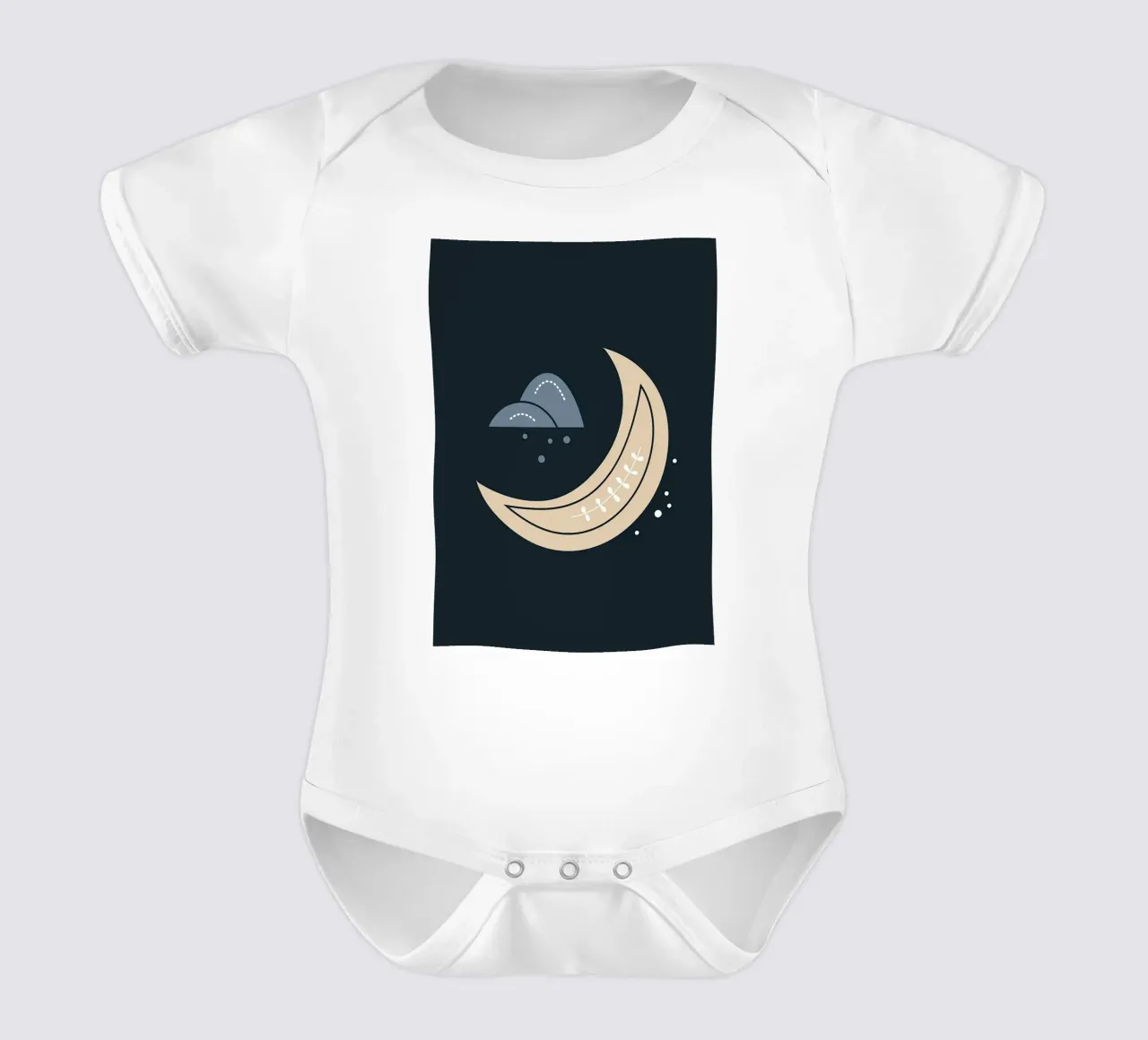 Design scandinavo body neonato maniche corte da helloworld