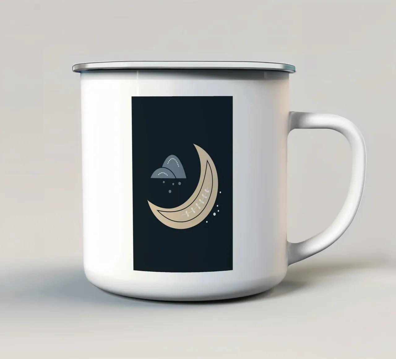 Design scandinavo tazza in smalto da helloworld