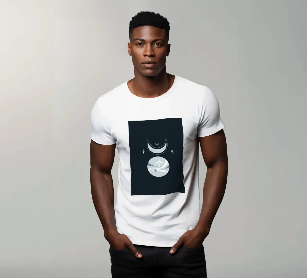 Design scandinavo t-shirt da helloworld