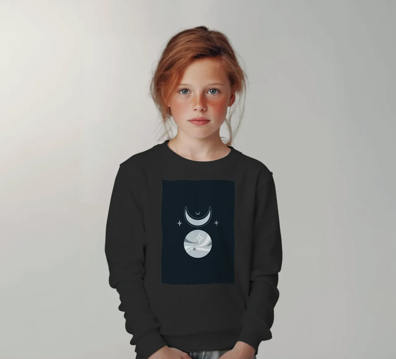 Design scandinavo felpa bambino da helloworld