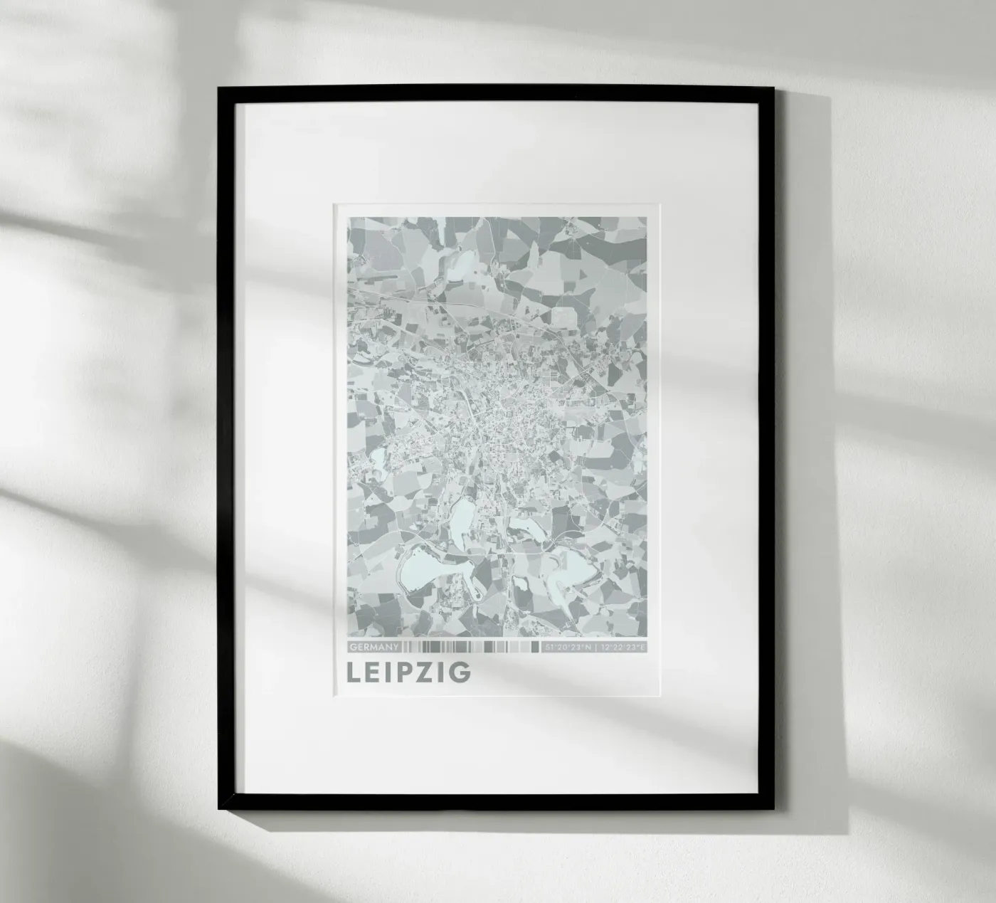 City Poster Leipzig poster van CityMapPoster