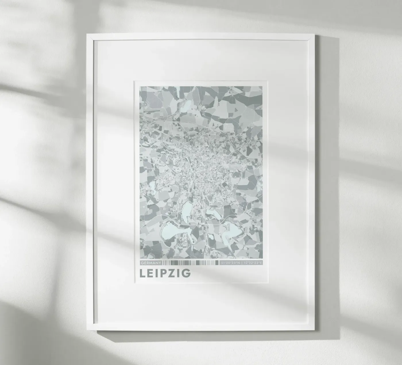 City Poster Leipzig poster van CityMapPoster