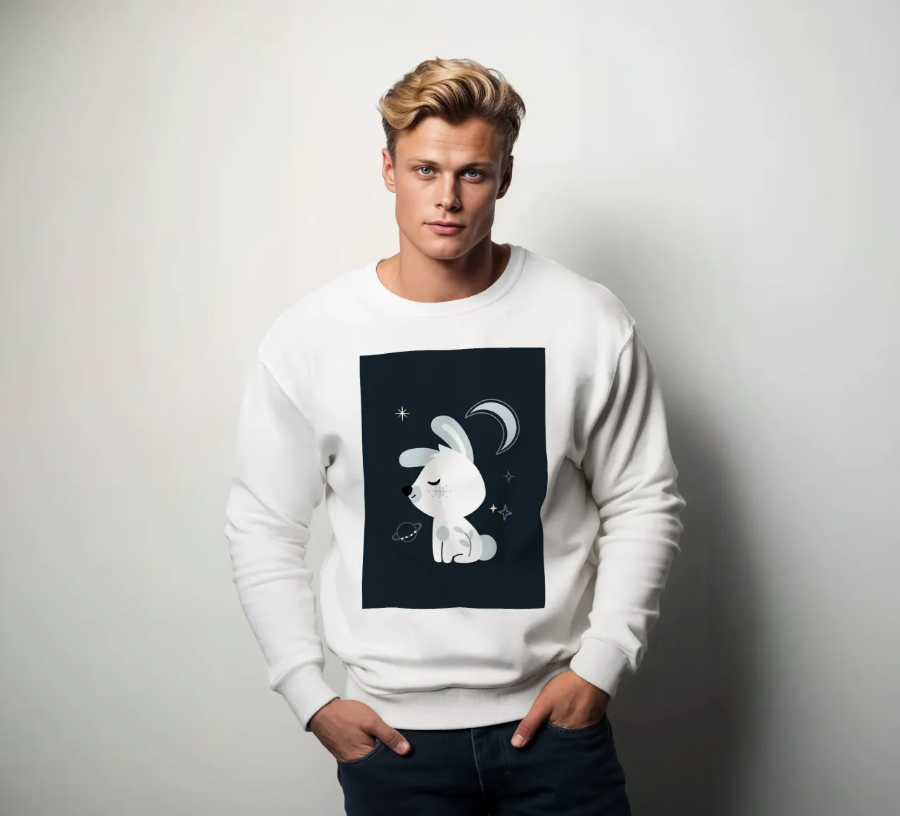 Skandinavisches Design Sweatshirt von helloworld