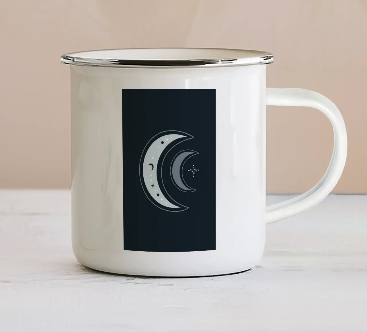 Design scandinavo tazza in smalto da helloworld