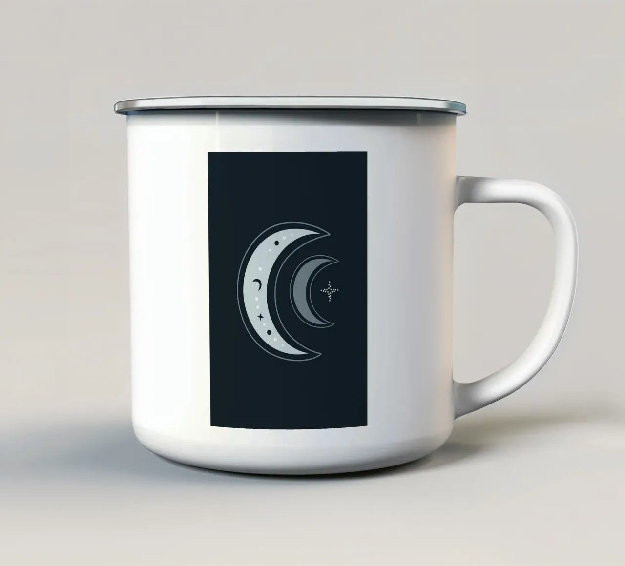 Design scandinavo tazza in smalto da helloworld