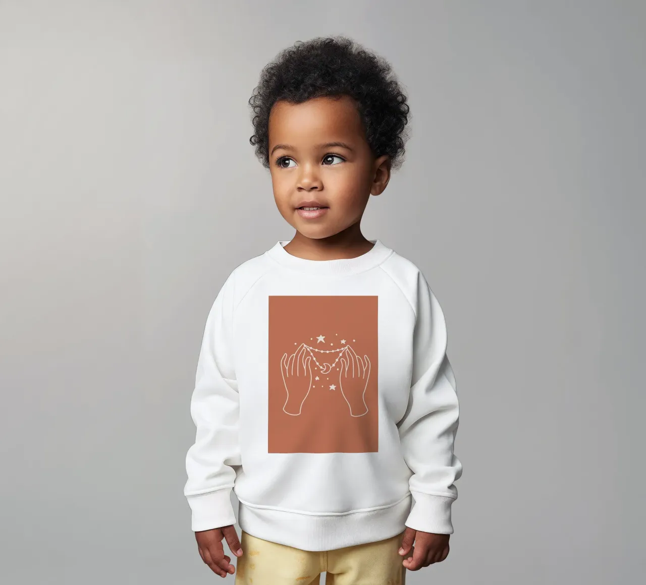 Design scandinavo felpa neonato da helloworld