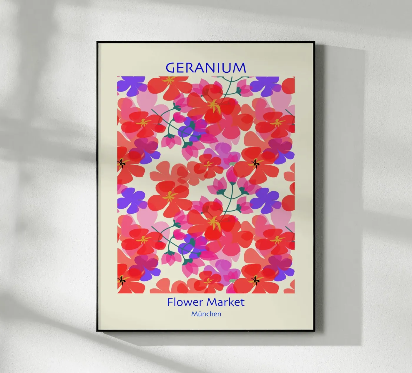Geranium acryl van MirimoDesign