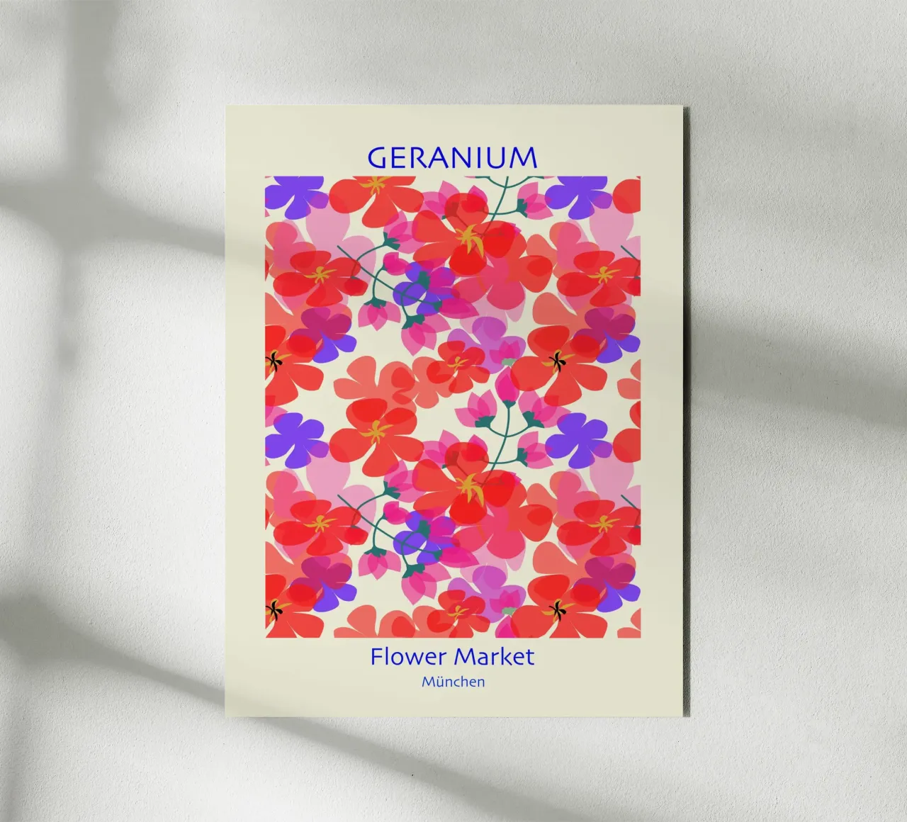 Geranium alluminio dibond da MirimoDesign