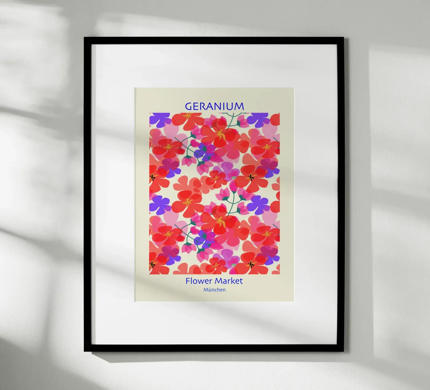 Geranium Poster von MirimoDesign
