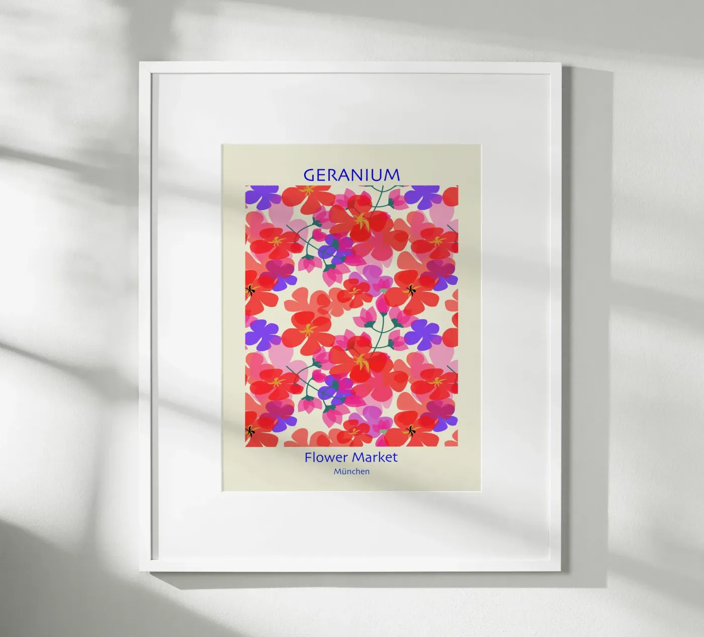 Geranium Poster von MirimoDesign