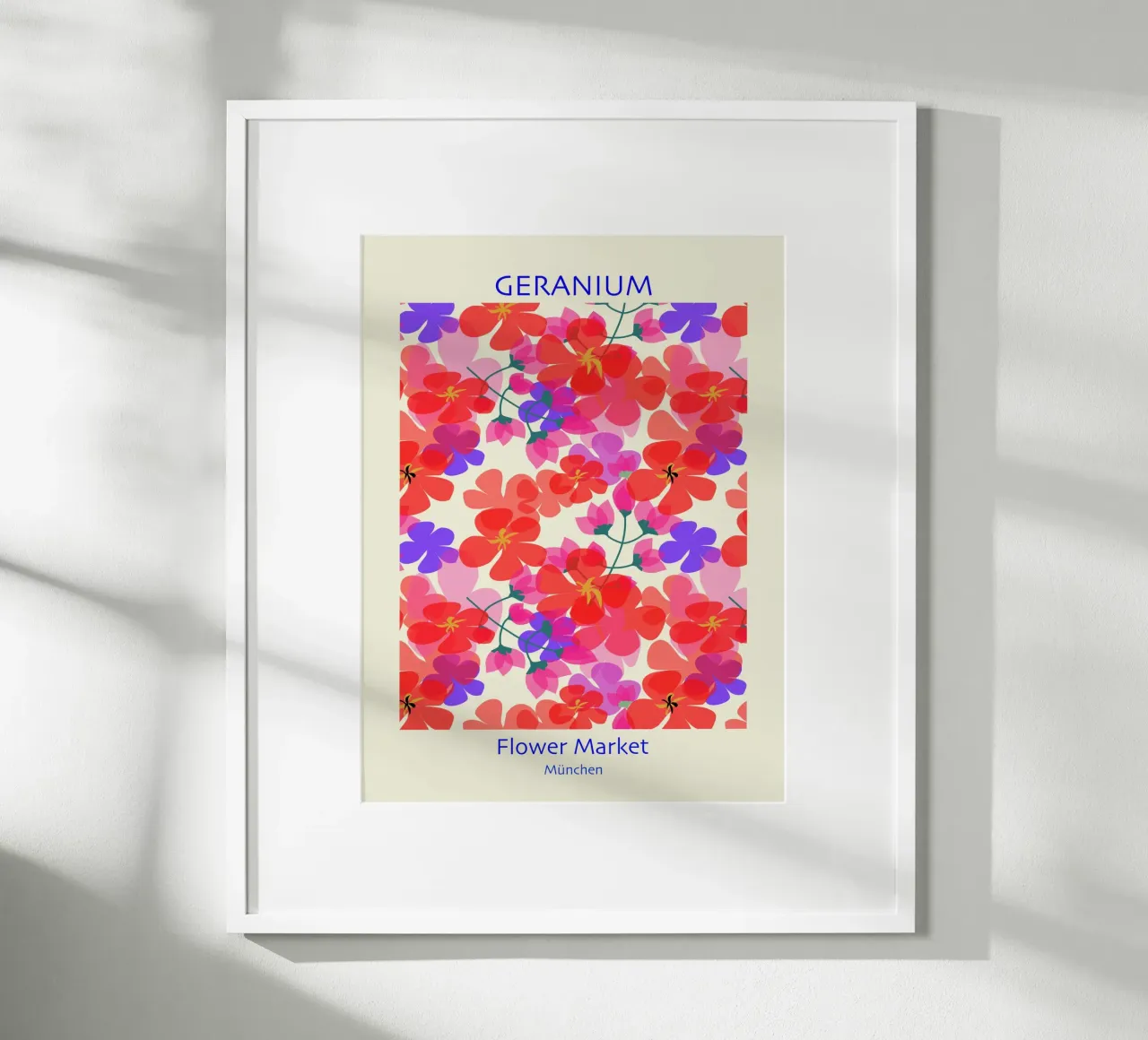 Geranium poster da MirimoDesign