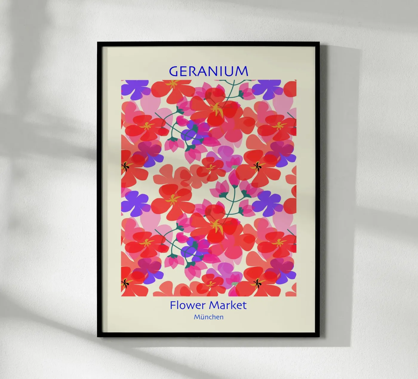 Geranium Poster von MirimoDesign