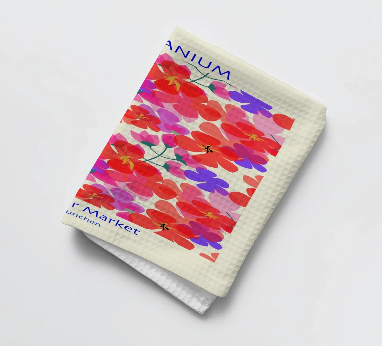 Geranium canovaccio da cucina da MirimoDesign