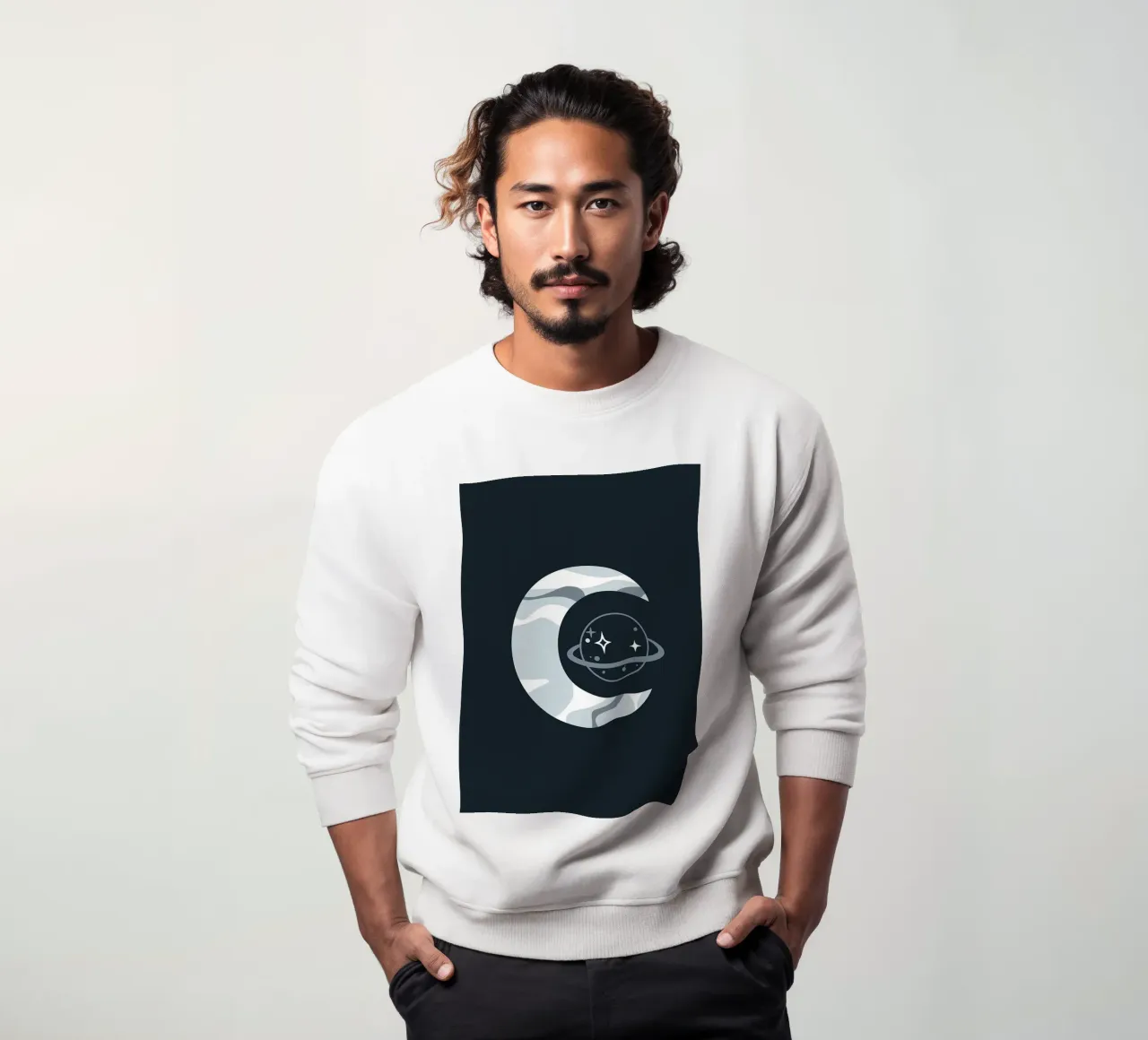 Design scandinavo felpa da helloworld