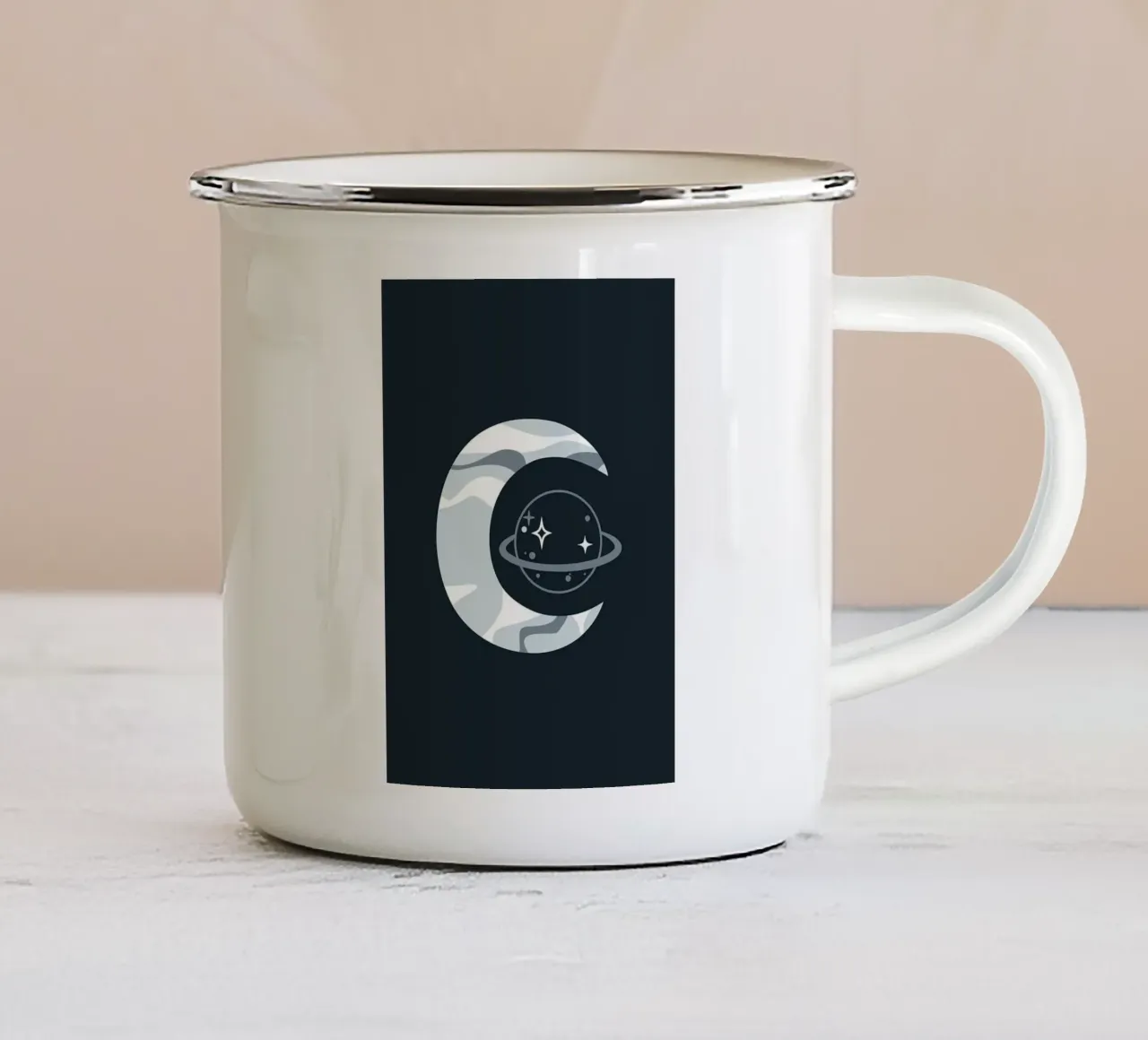 Design scandinavo tazza in smalto da helloworld