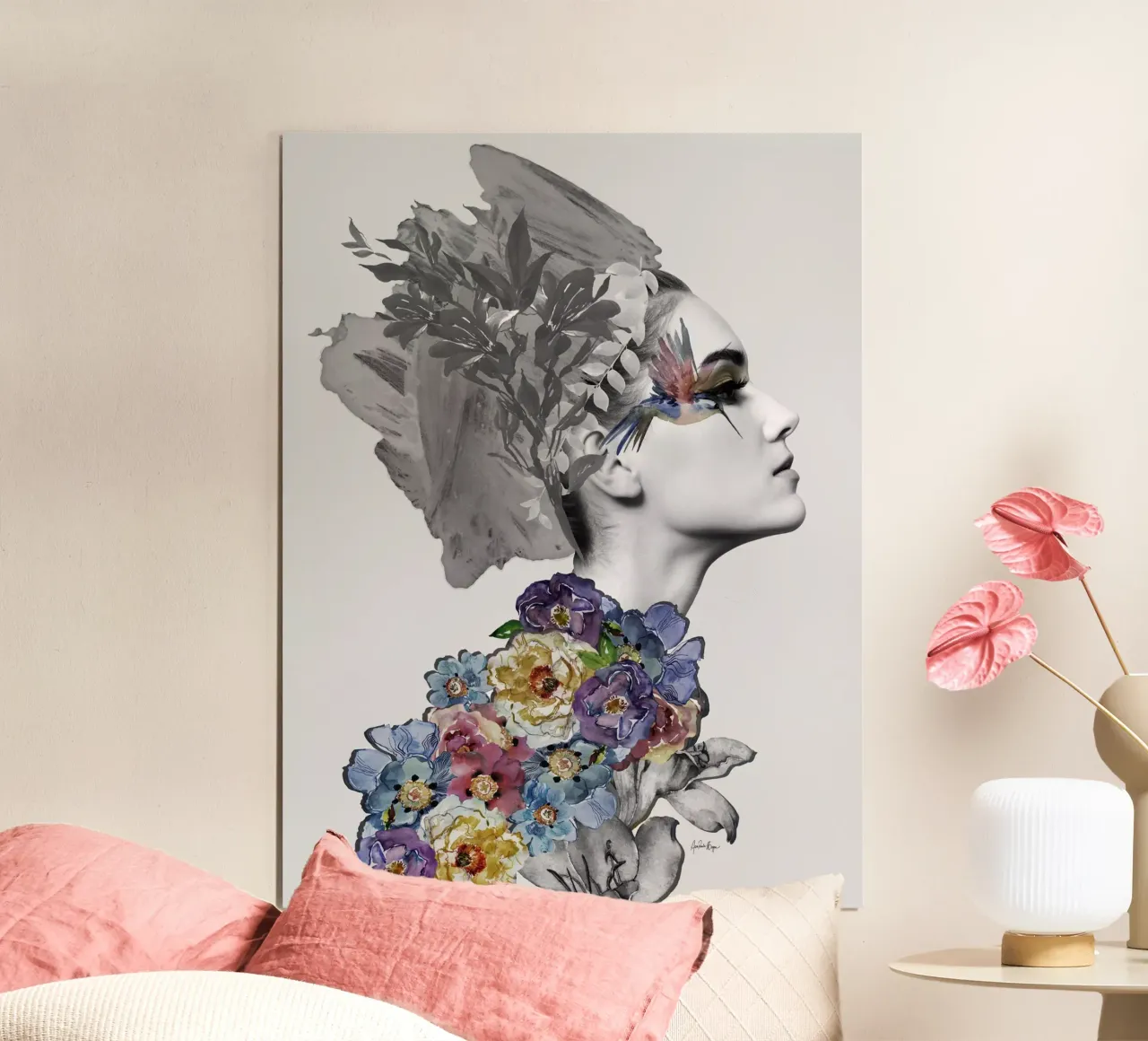 Billie poster con telaio in plastica da Ana Paula Hoppe