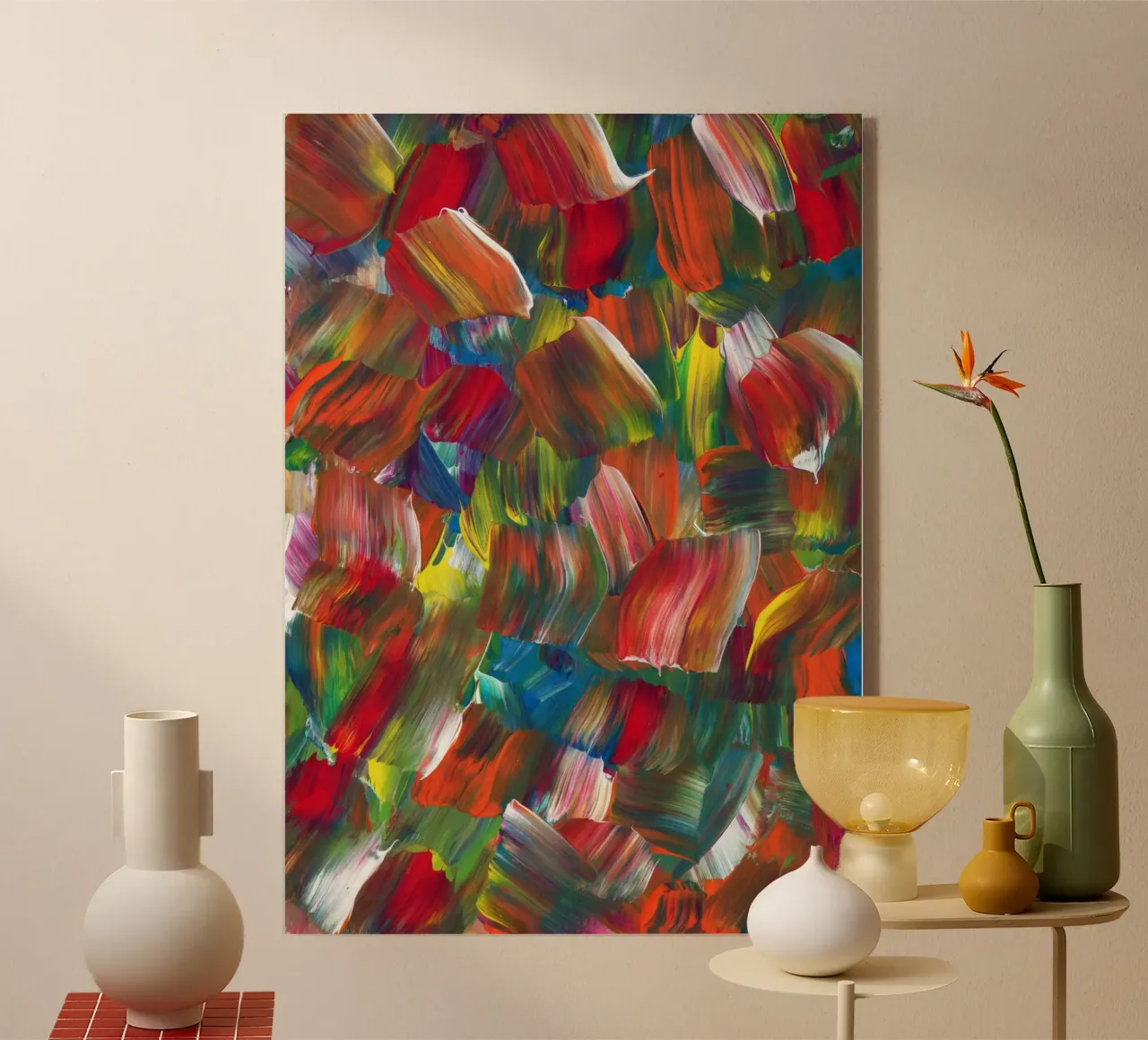 Acrílico Arco Iris Abstracto metacrilato de KP Design