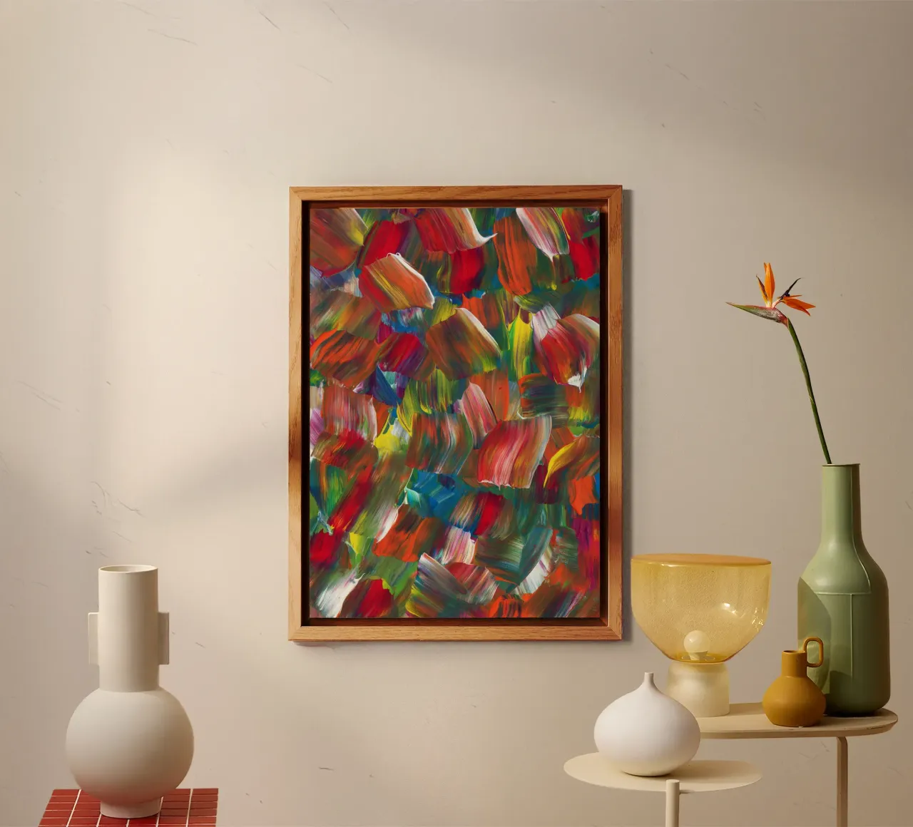 Abstract Rainbow Acrylic alu-dibond by KP Design