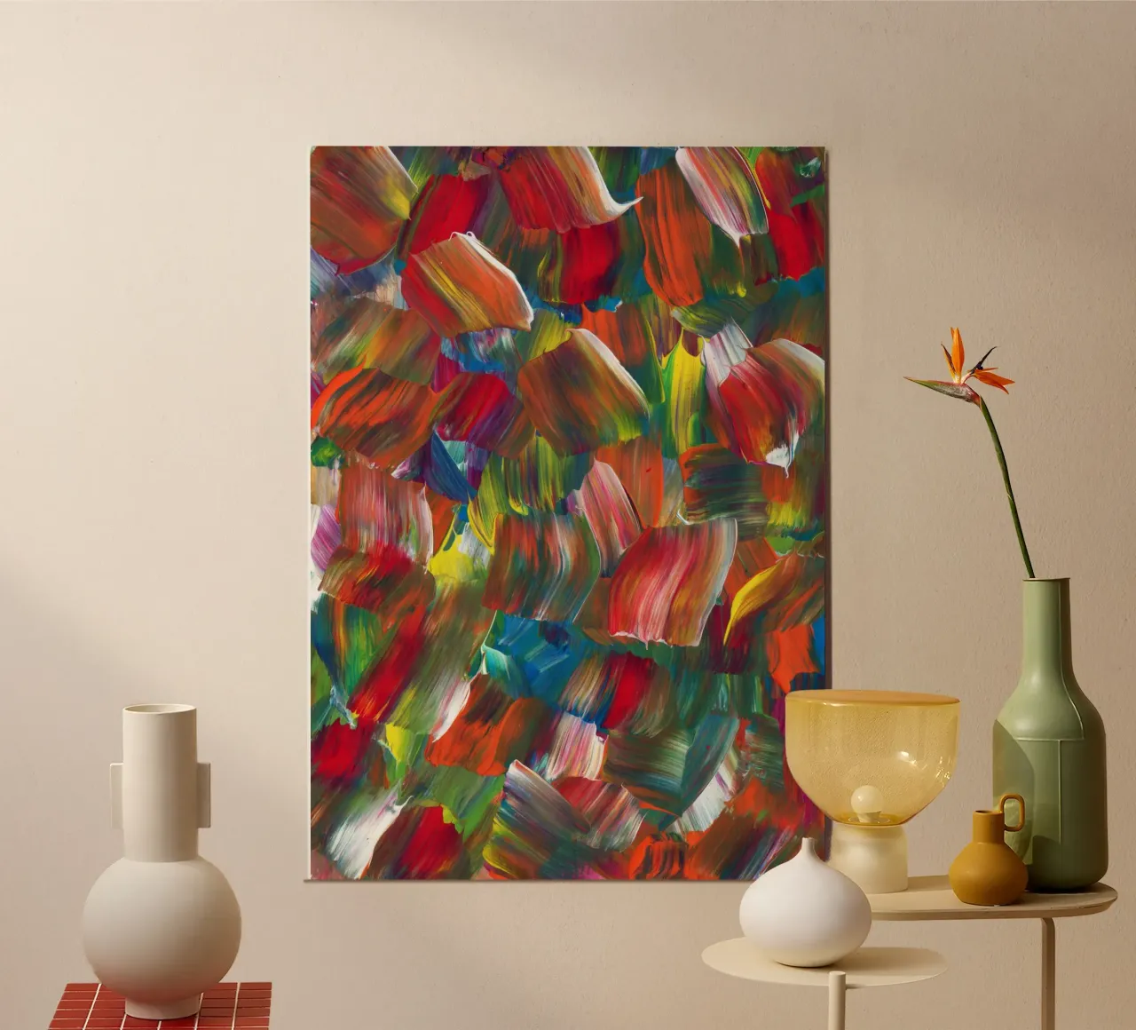 Abstract Rainbow Acrylic alu-dibond by KP Design