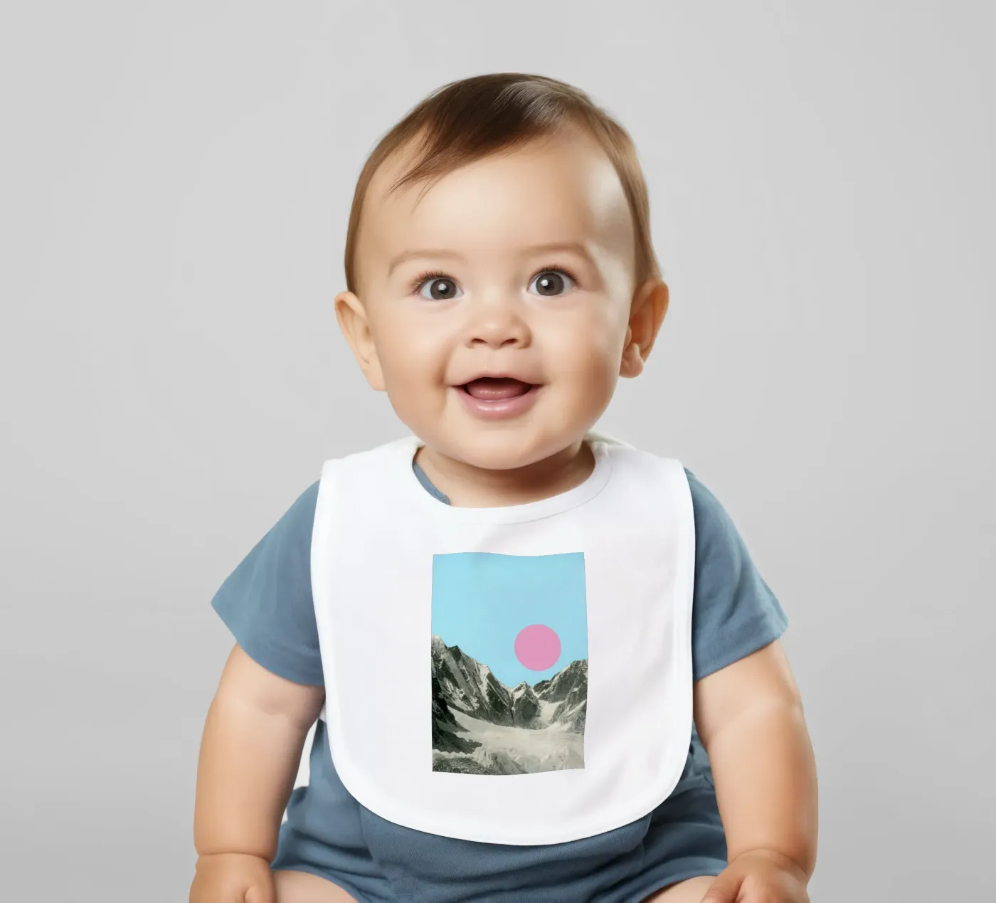 Winter Sun Babylätzchen von Cassia Beck Collage