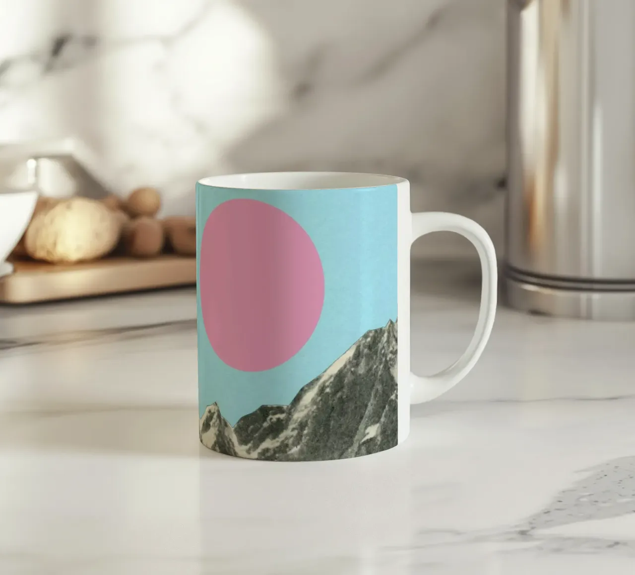 Sole d'inverno tazza in ceramica da Cassia Beck Collage