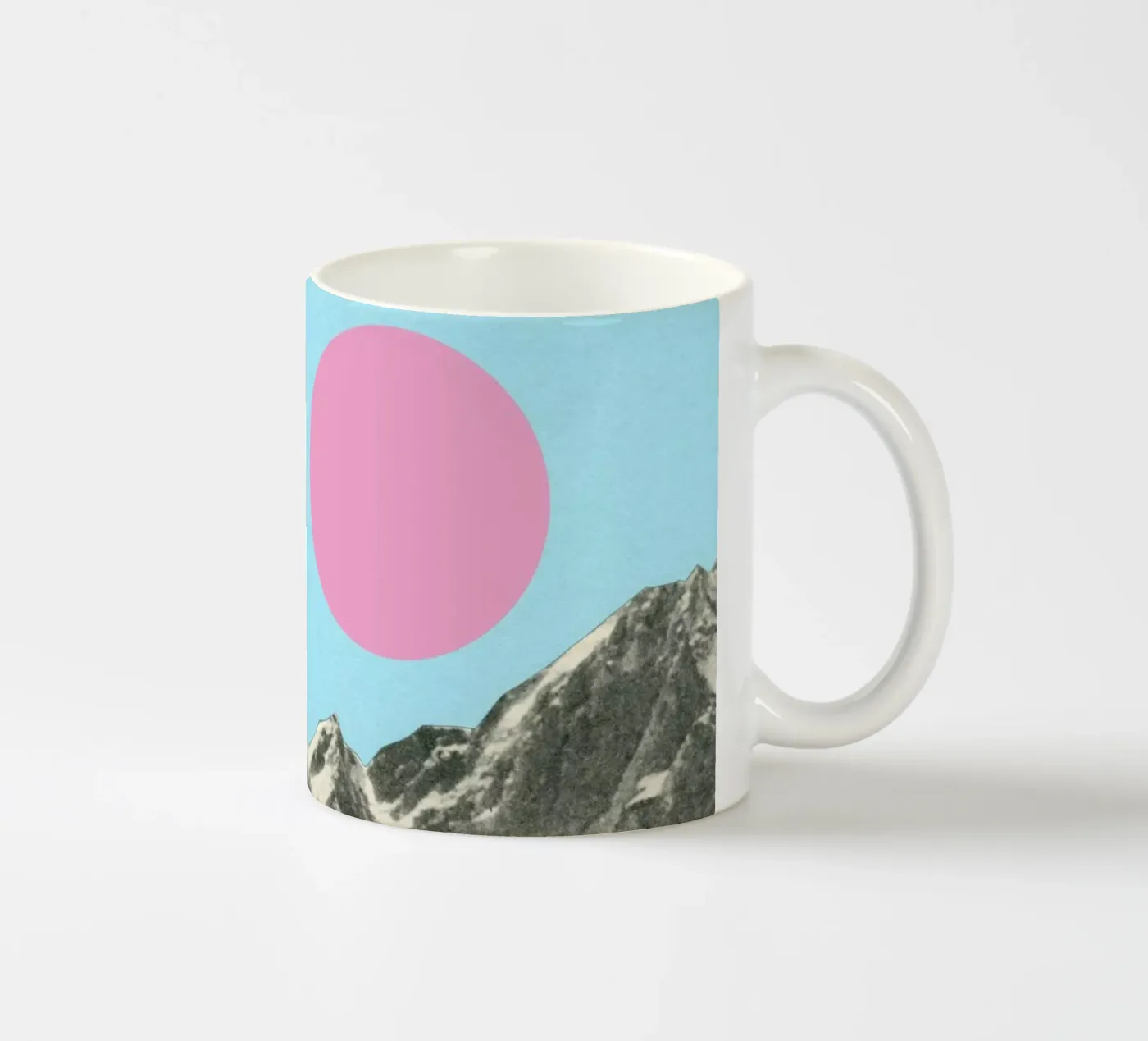 Winter Sun ceramic mug by Cassia Beck Collage