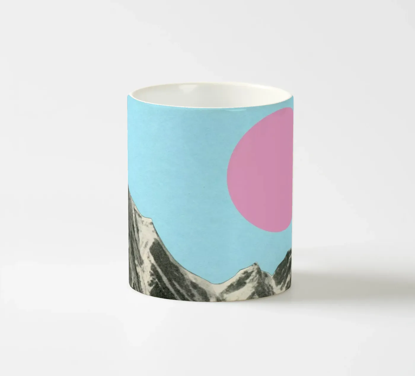 Winter Sun ceramic mug by Cassia Beck Collage