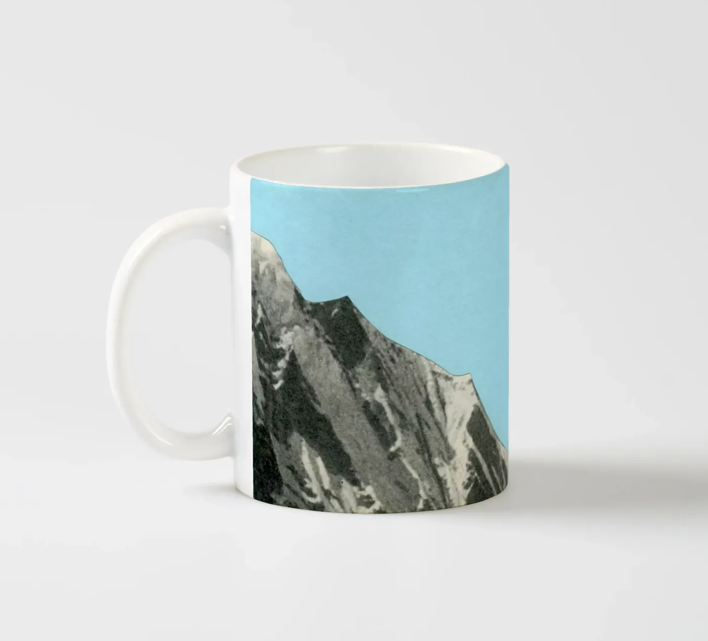Winter Sun ceramic mug by Cassia Beck Collage