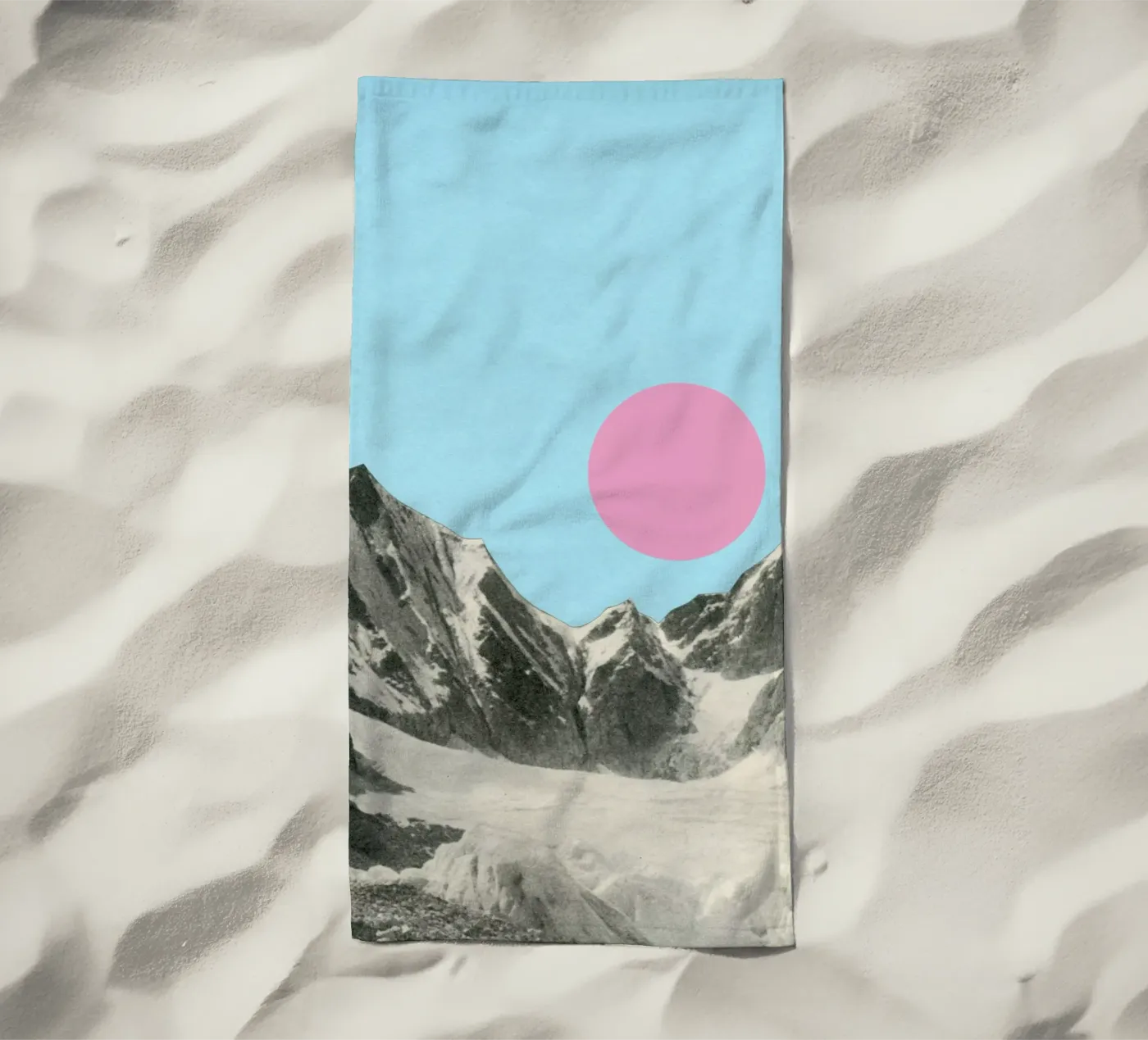 Winterzon strandhanddoek van Cassia Beck Collage