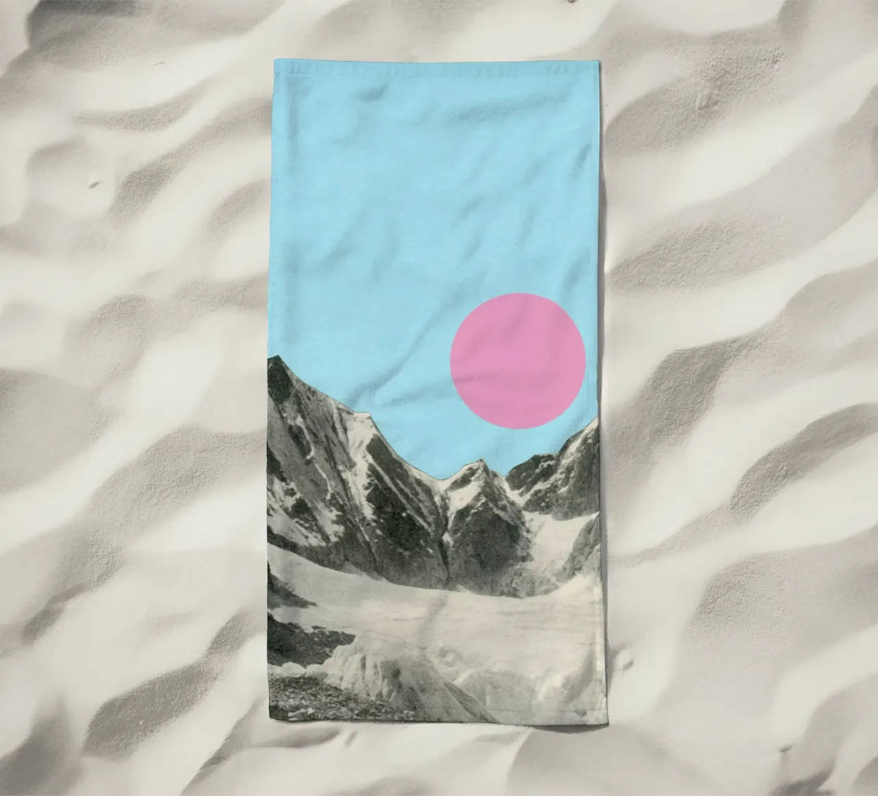 Sole d'inverno telo mare da Cassia Beck Collage