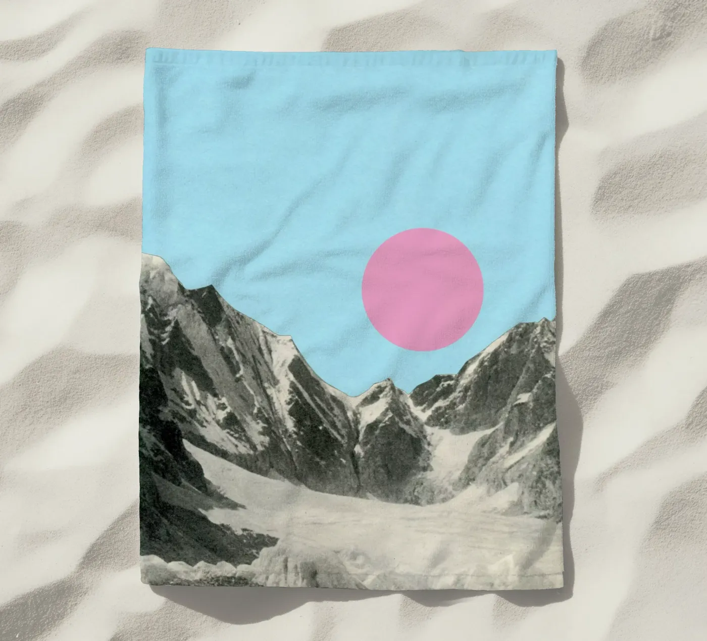 Winterzon strandhanddoek van Cassia Beck Collage