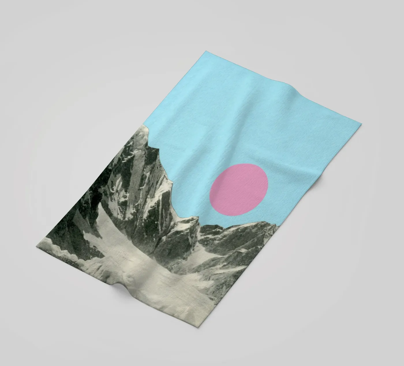 Winterzon strandhanddoek van Cassia Beck Collage